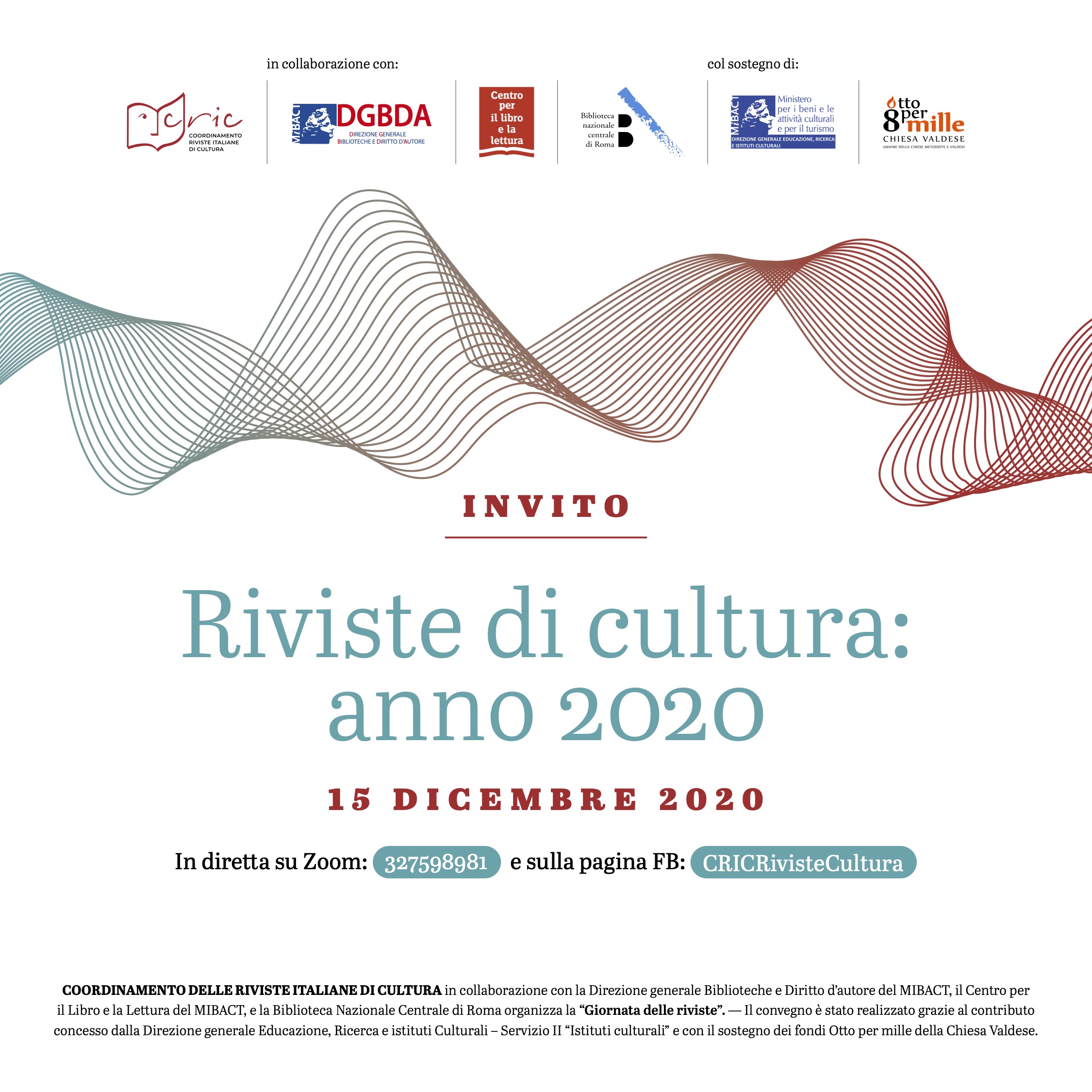 Le riviste italiane di cultura. Le innovazioni e le sfide 15/12/2020 – ore 10:00
