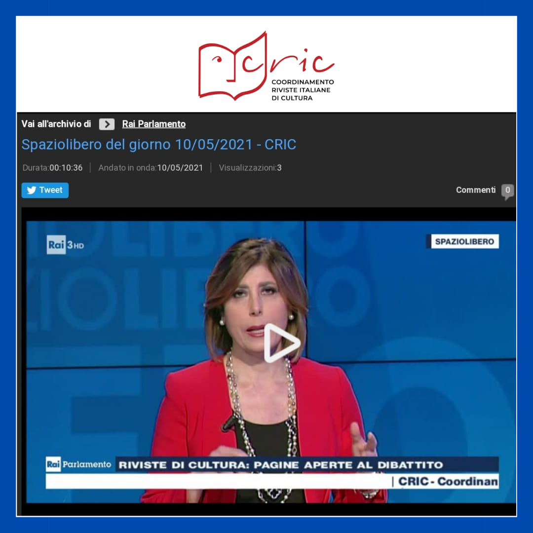 IL CRIC è SU RAI 3. Dove vedere il video del servizio