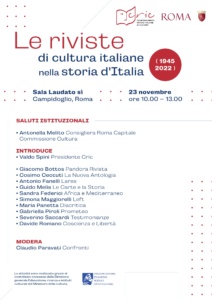 Le riviste di cultura nella storia d'Italia